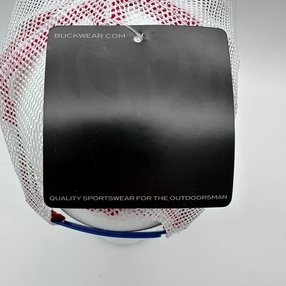 Buck Wear Freedom Since 1776 Patch Mesh Snapback Structured Cap OSFM, Blue/White - Picture 9 of 12